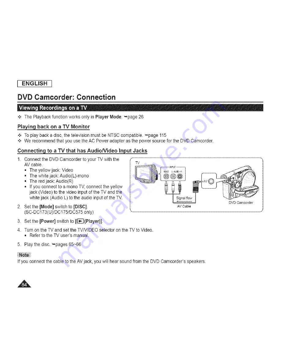 Samsung SC-DCl 73(U) Скачать руководство пользователя страница 84