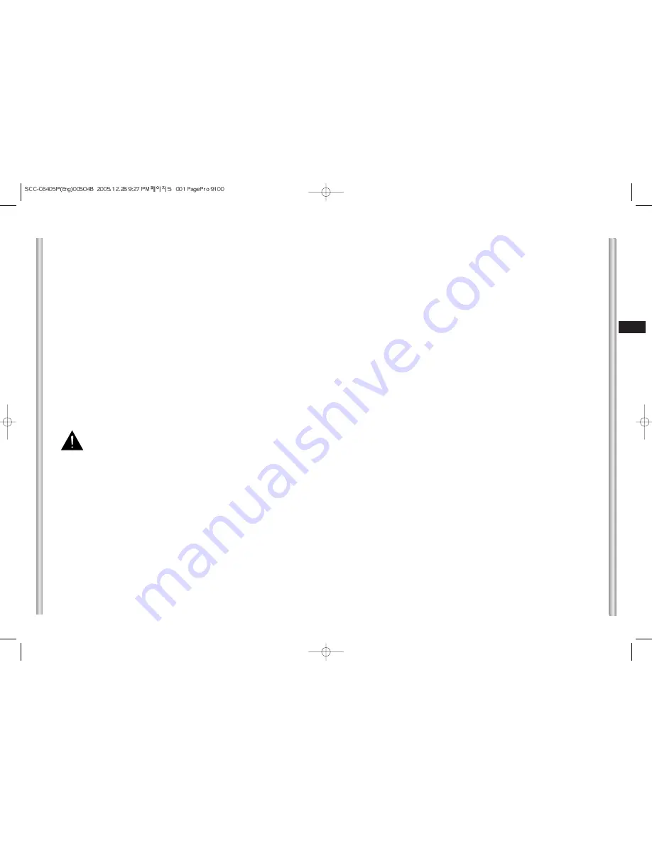 Samsung SCC-C6405(P) Owner'S Instructions Manual Download Page 3