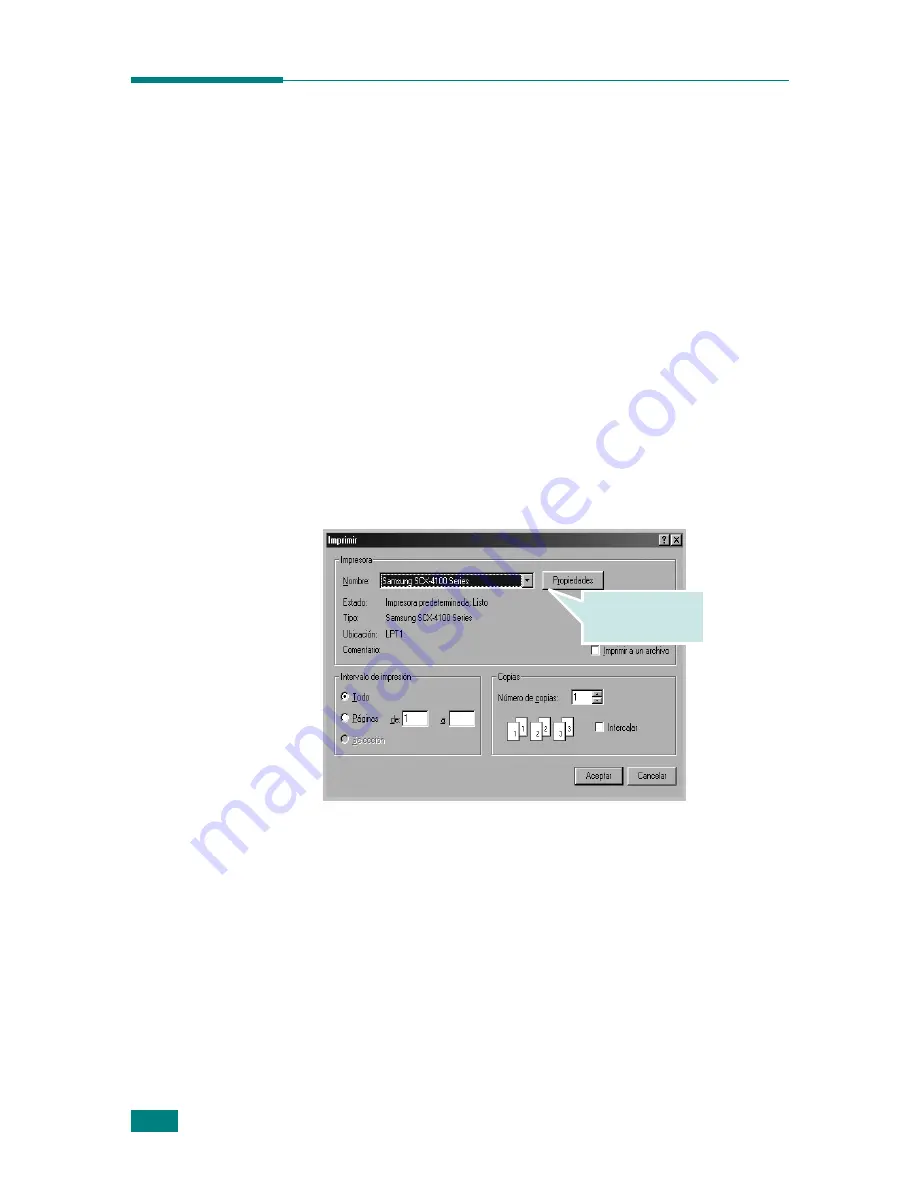 Samsung scx-4100 series Manual Del Usuario Download Page 56