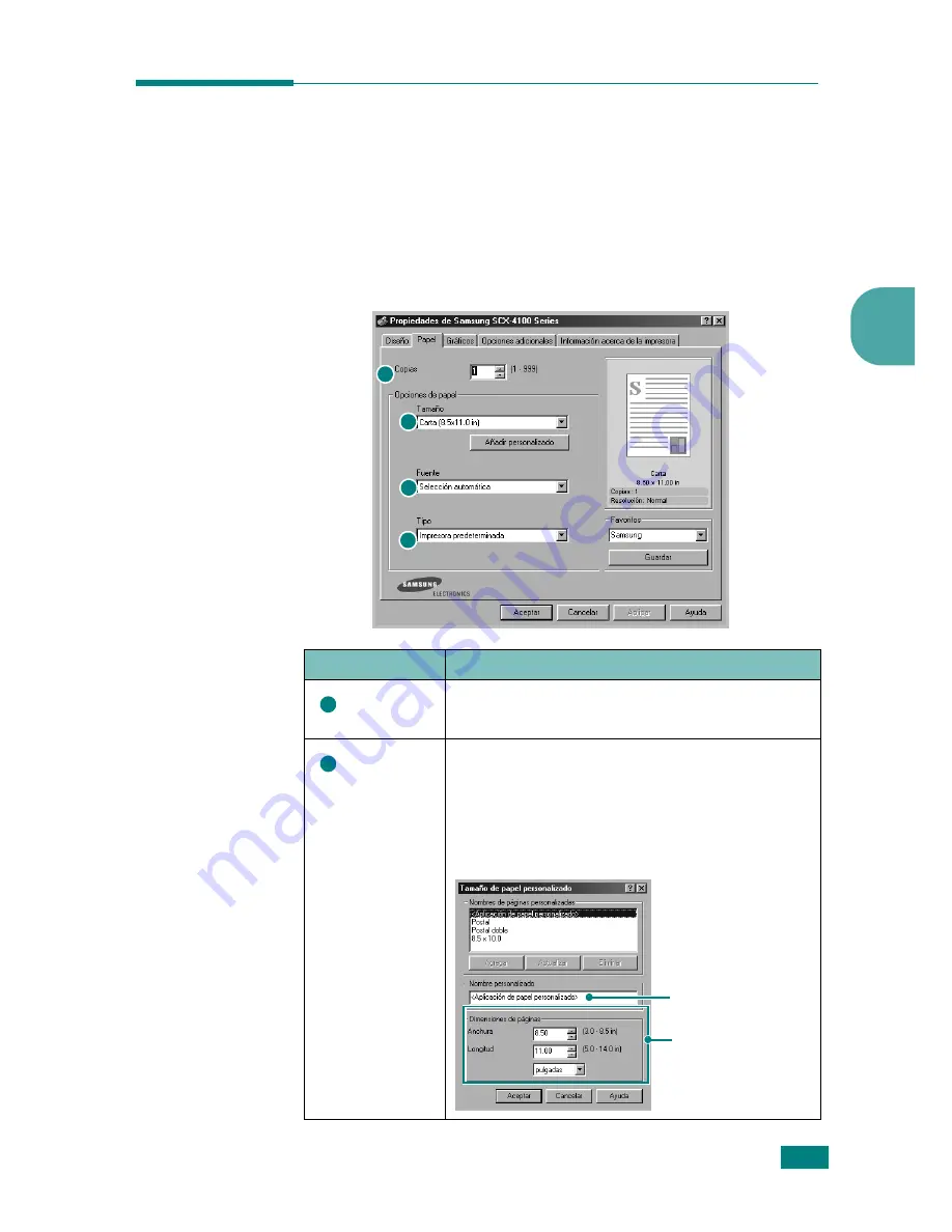 Samsung scx-4100 series Manual Del Usuario Download Page 61