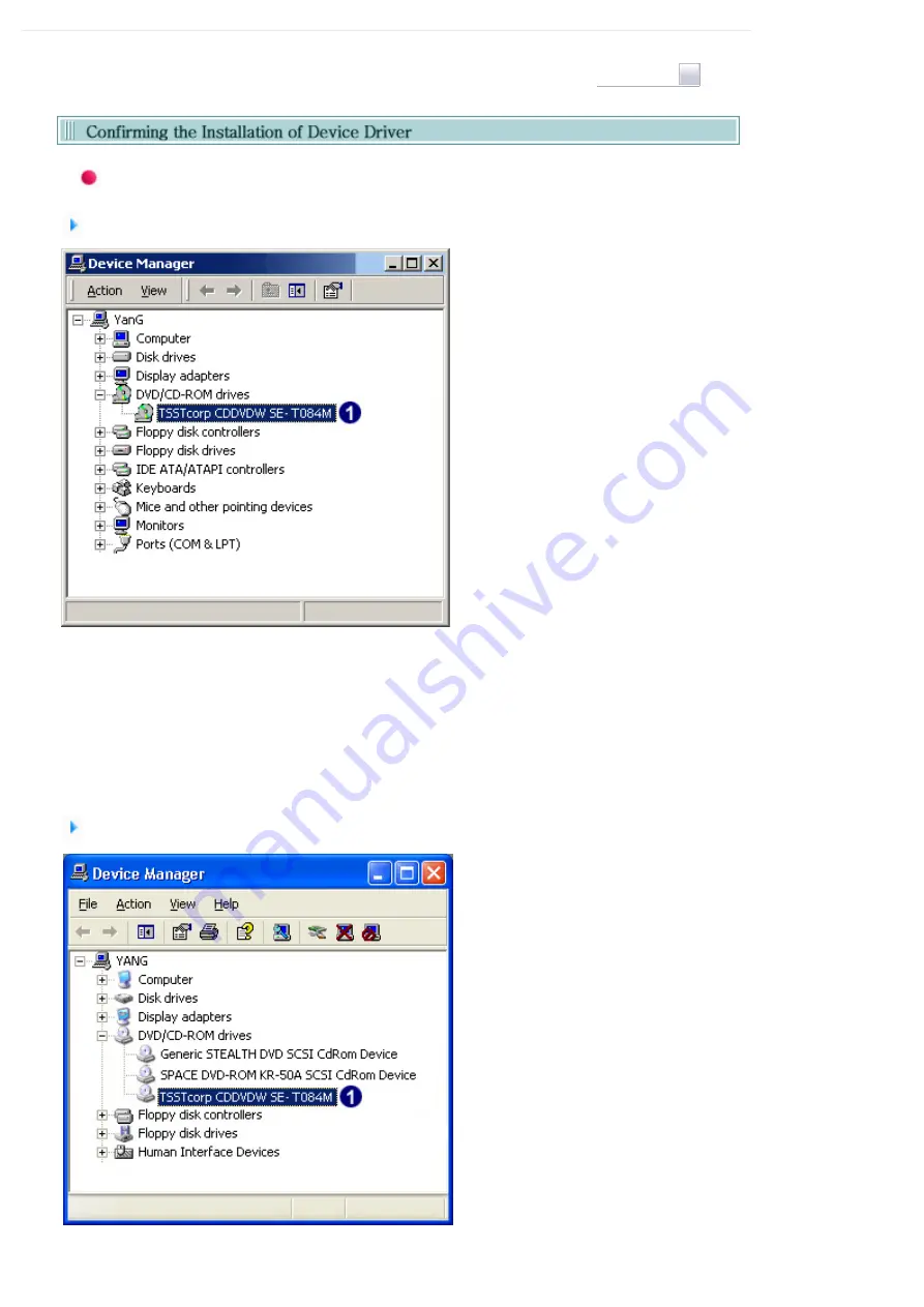 Samsung SE-T084M - DVD±RW / DVD-RAM Drive Manual Download Page 17