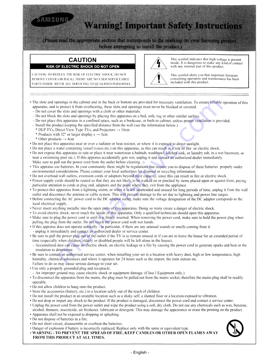 Samsung Series 5+ 550 User Manual Download Page 28