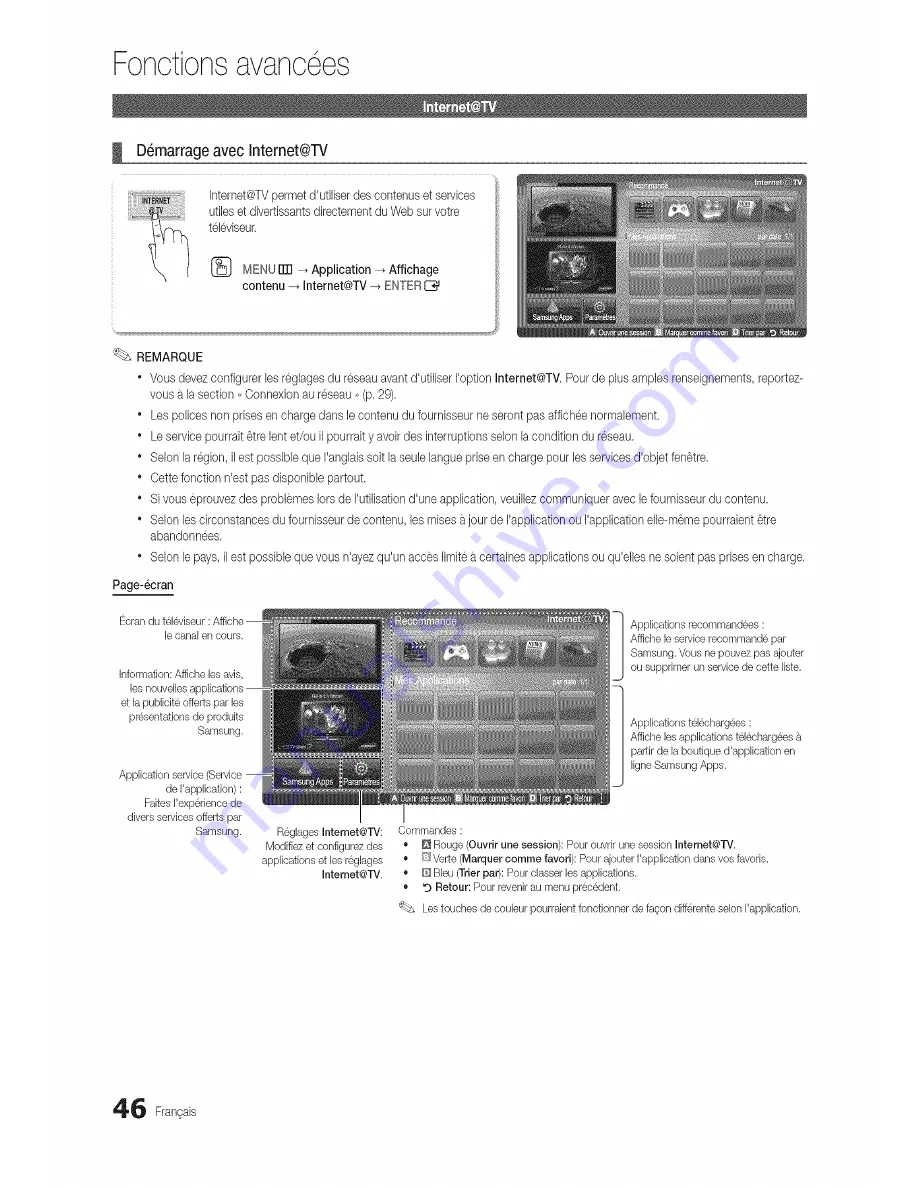 Samsung Series 7 7000 UN55C7000 Скачать руководство пользователя страница 46