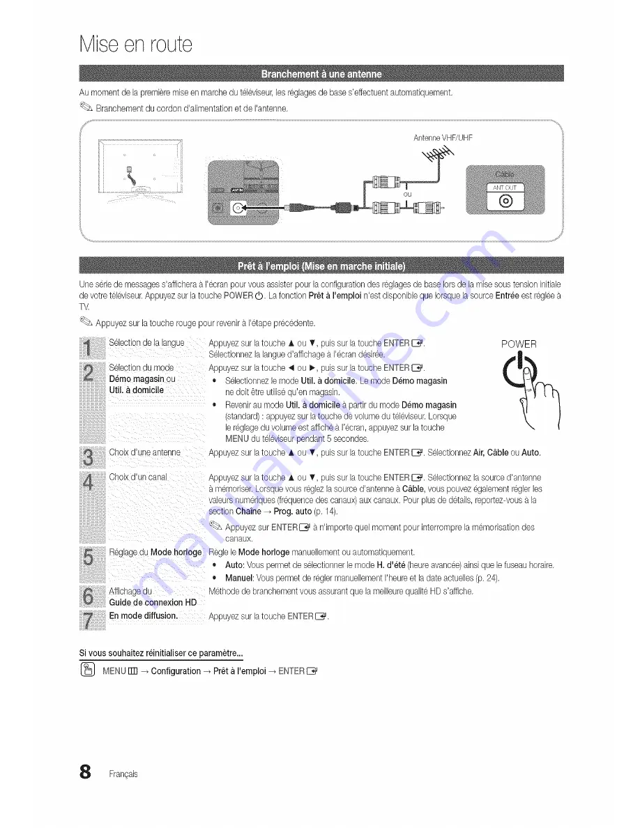 Samsung series 8+ 8000 Manuel D'Utilisation Download Page 8