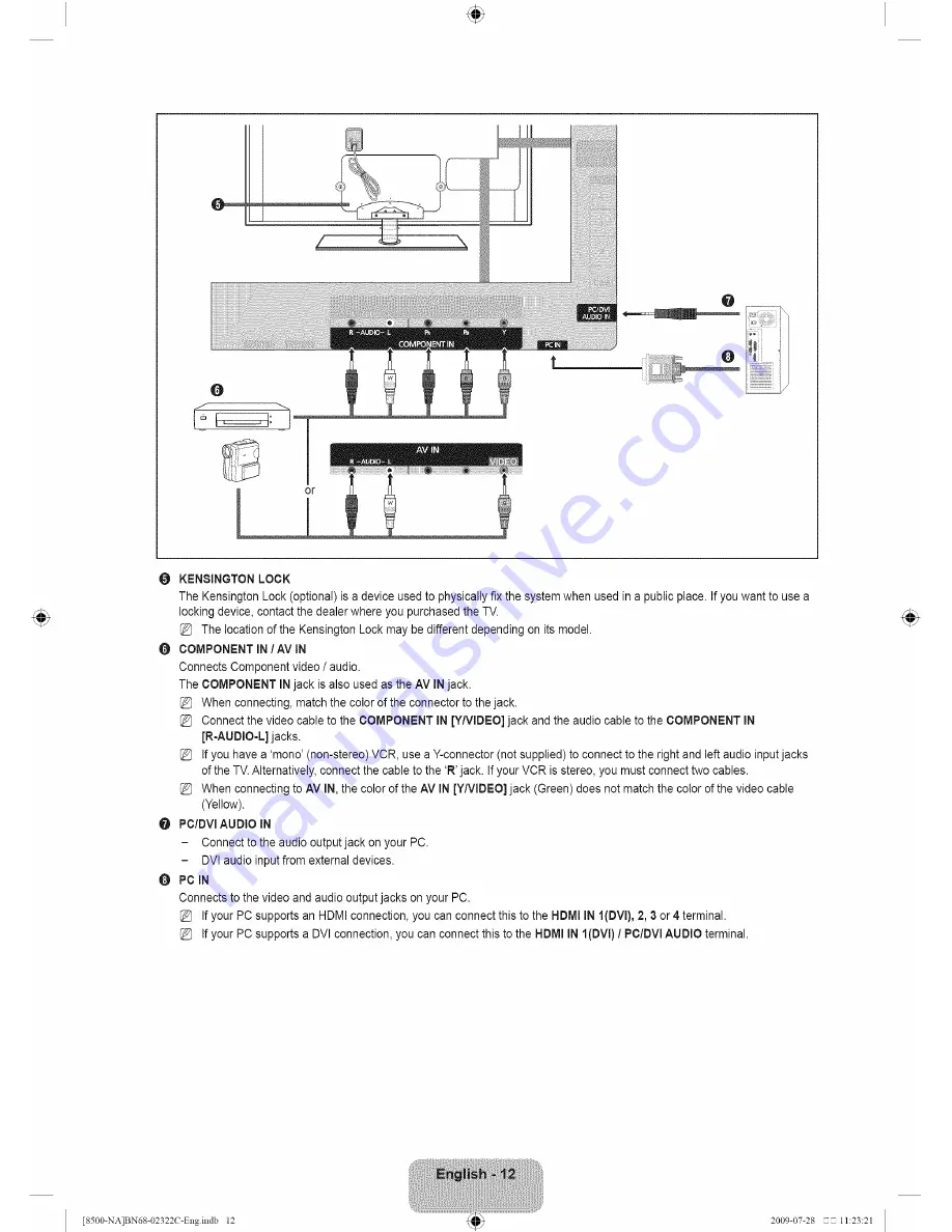 Samsung series 8 8500 User Manual Download Page 14