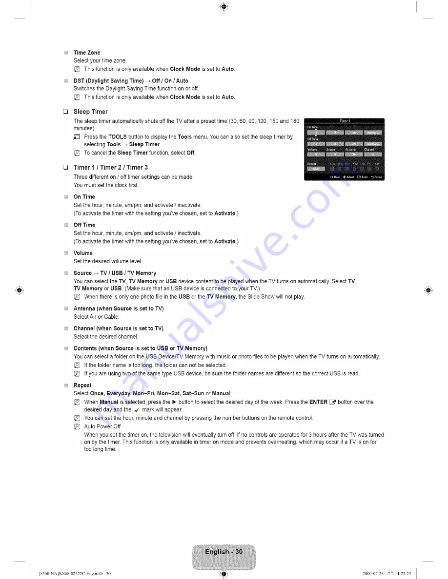 Samsung series 8 8500 User Manual Download Page 32