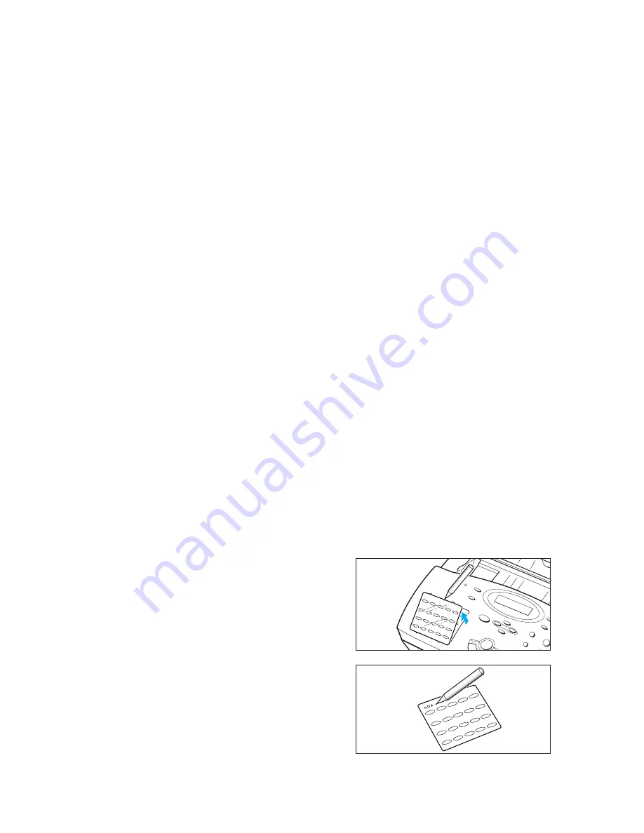 Samsung SF-5800 User'S Manual Setup And Operation Download Page 61