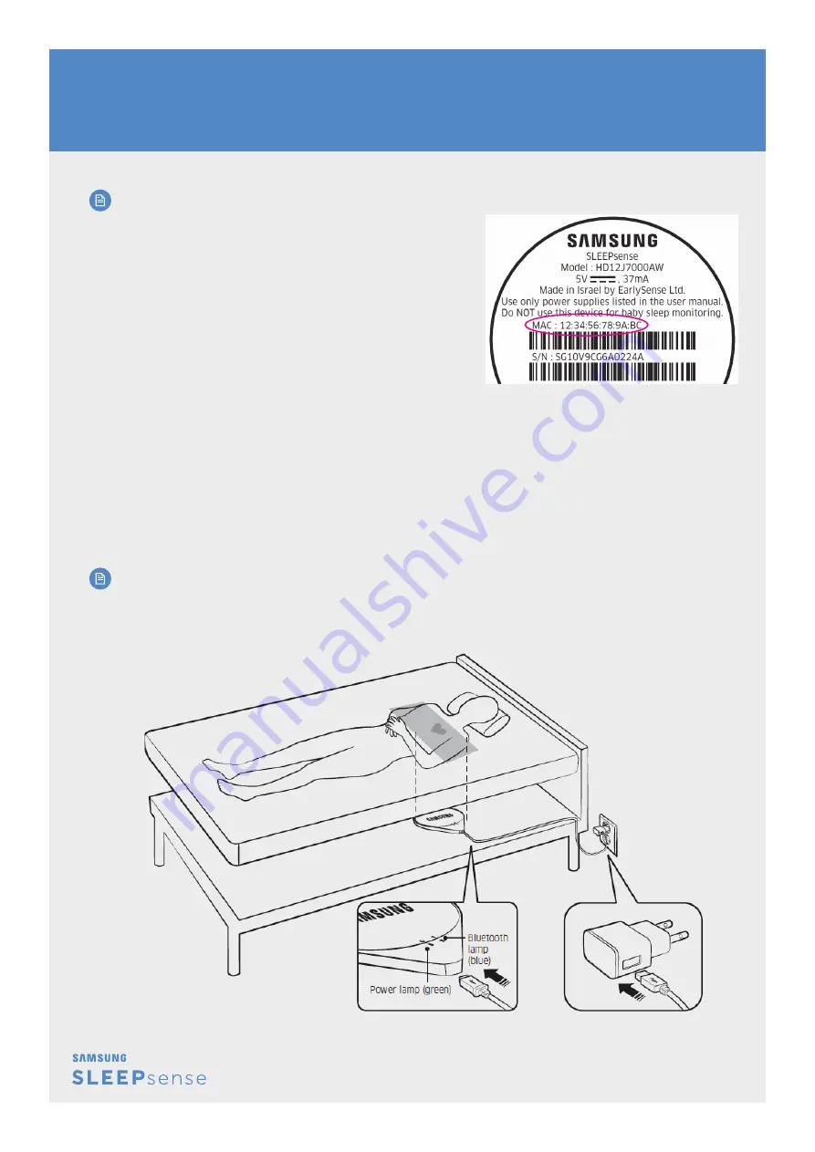 Samsung SLEEPsemse AR07K5170HA3 Manual Download Page 18