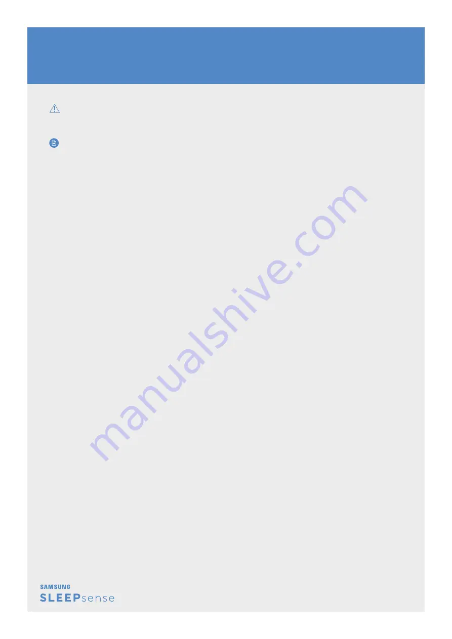 Samsung SLEEPsemse AR07K5170HA3 Manual Download Page 19