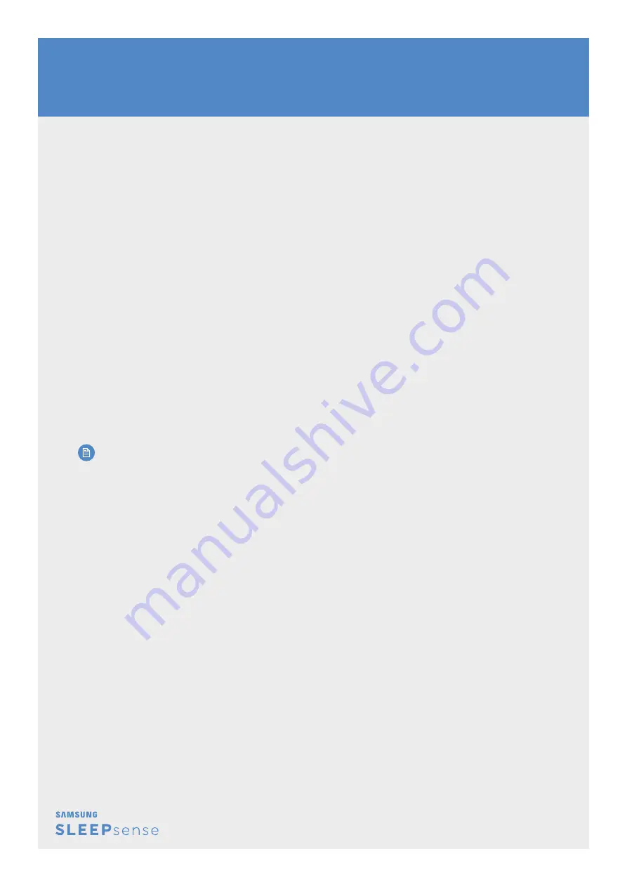 Samsung SLEEPsemse AR07K5170HA3 Manual Download Page 30