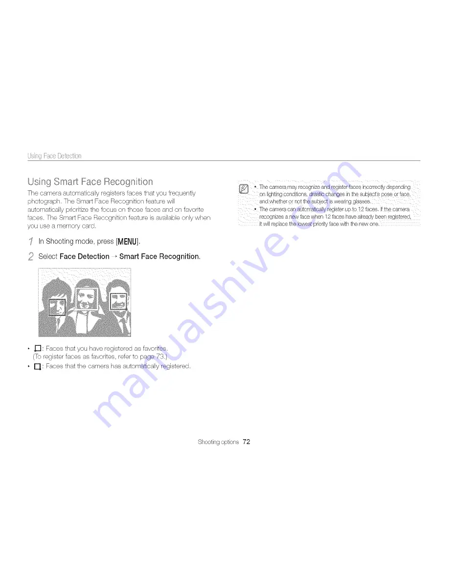 Samsung SMART CAMERA DV300 User Manual Download Page 73