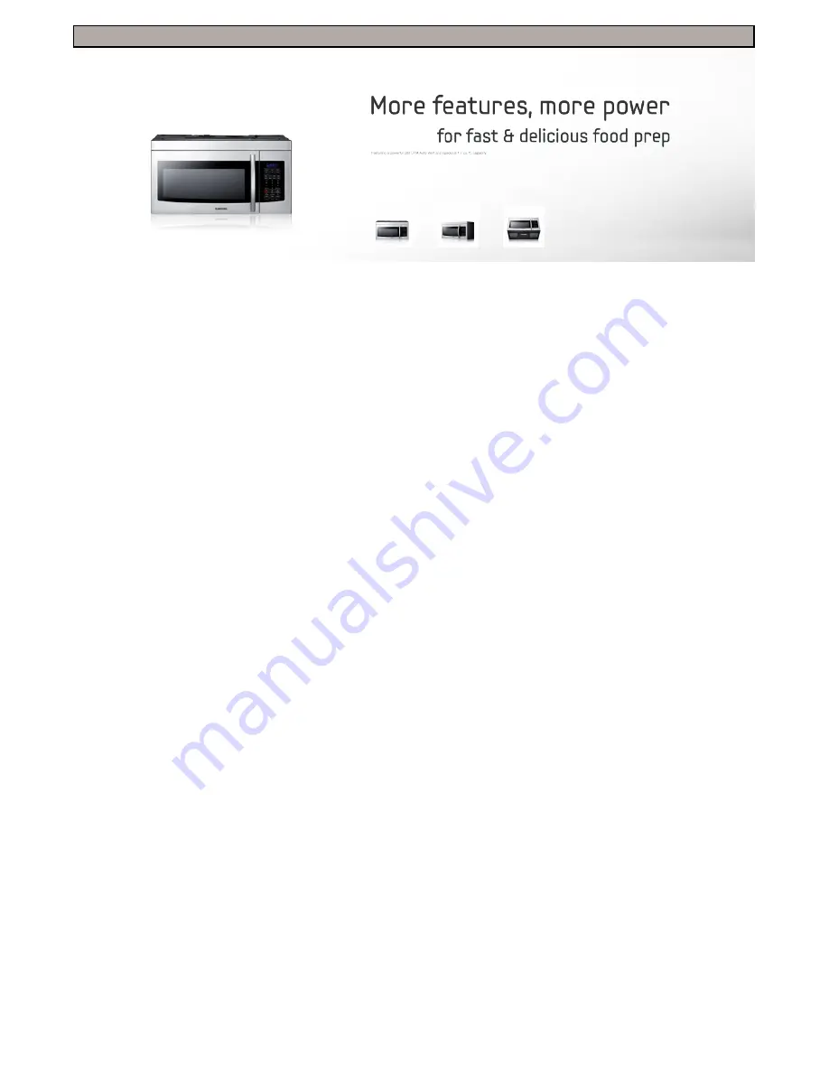 Samsung SMH1713SS Specifications Download Page 1