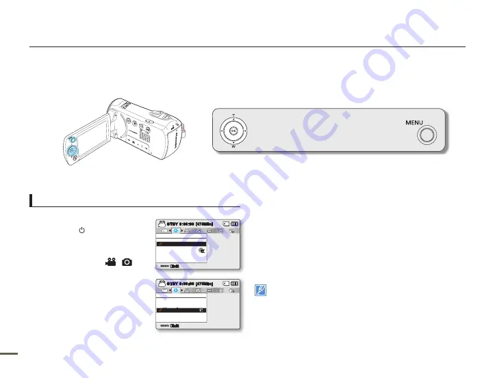 Samsung SMX-F500BN/SMX-F500RN/SMX-F500SN/SMX-F500UN Скачать руководство пользователя страница 54