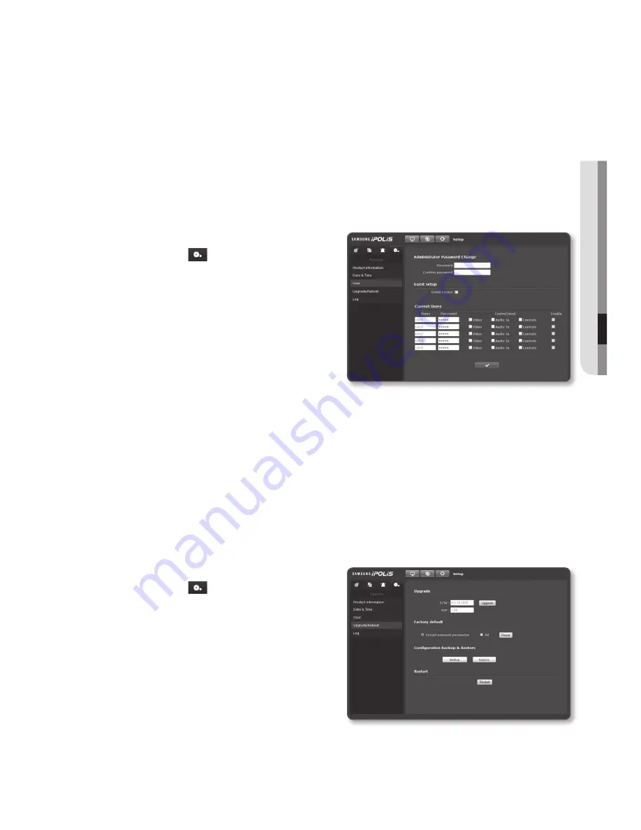 Samsung SNV-5080 User Manual Download Page 89