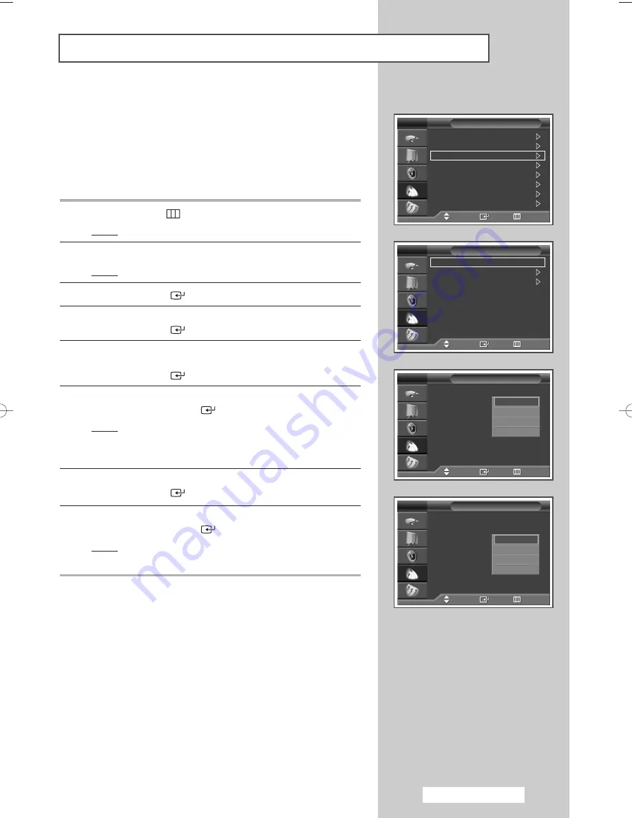 Samsung SP 46L6HV Owner'S Instructions Manual Download Page 19