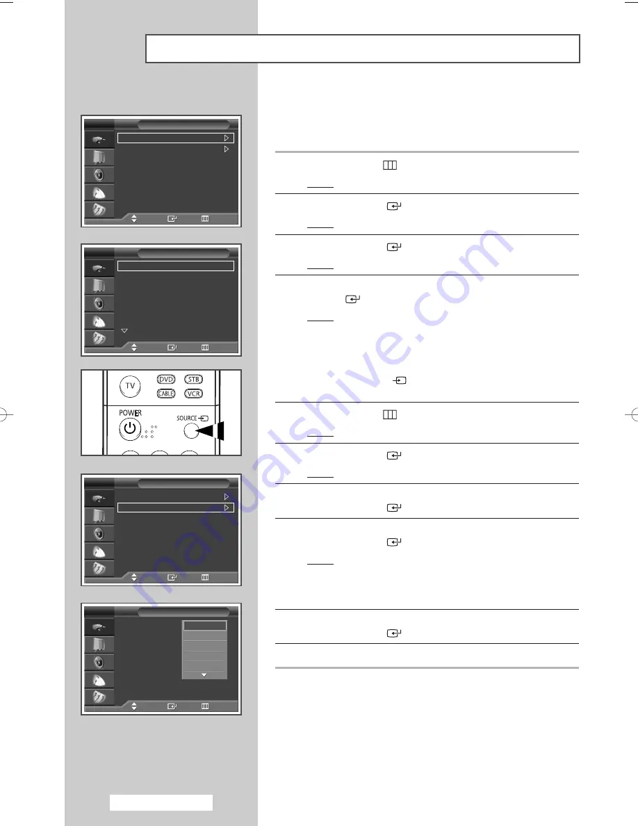 Samsung SP 46L6HV Скачать руководство пользователя страница 50