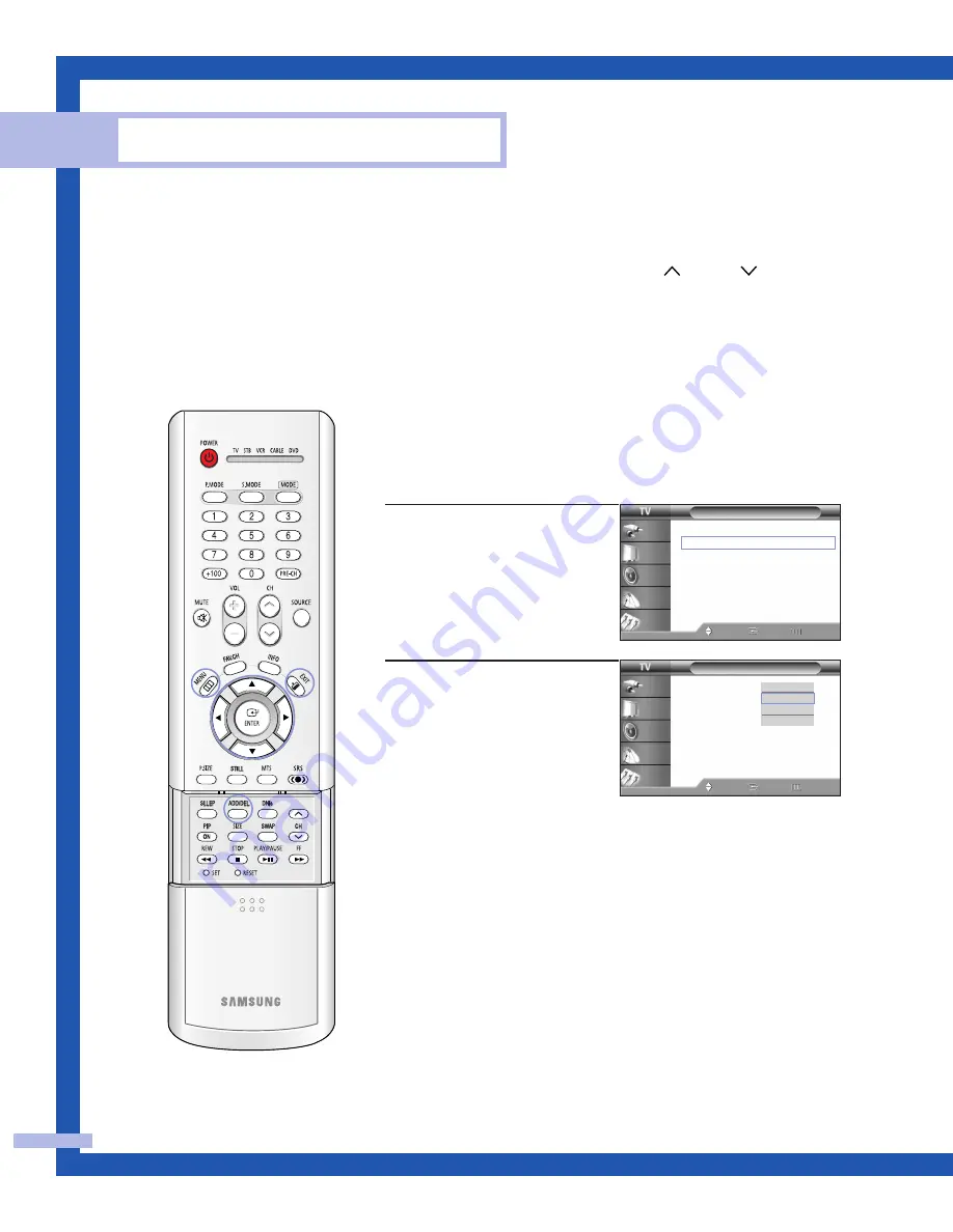 Samsung SP-61L3HR Instruction Manual Download Page 28