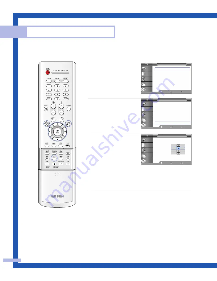 Samsung SP-61L3HR Скачать руководство пользователя страница 60