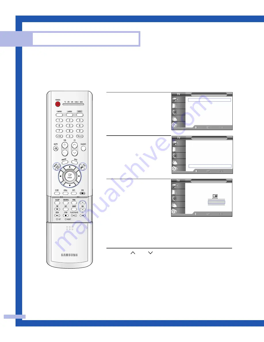 Samsung SP-61L3HR Скачать руководство пользователя страница 62