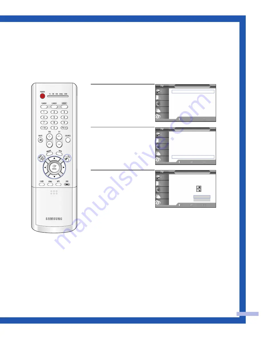 Samsung SP-61L3HR Instruction Manual Download Page 63