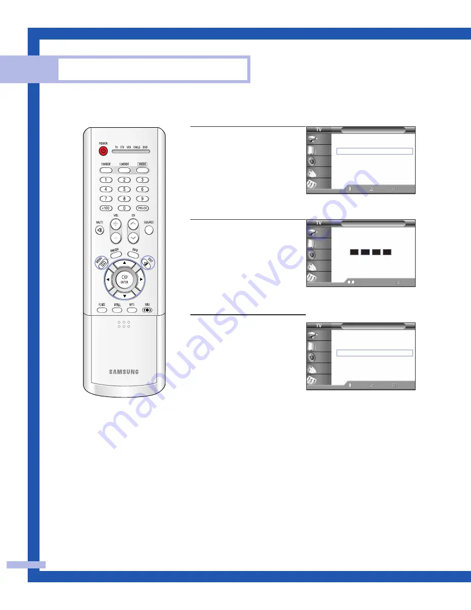 Samsung SP-61L3HR Instruction Manual Download Page 74