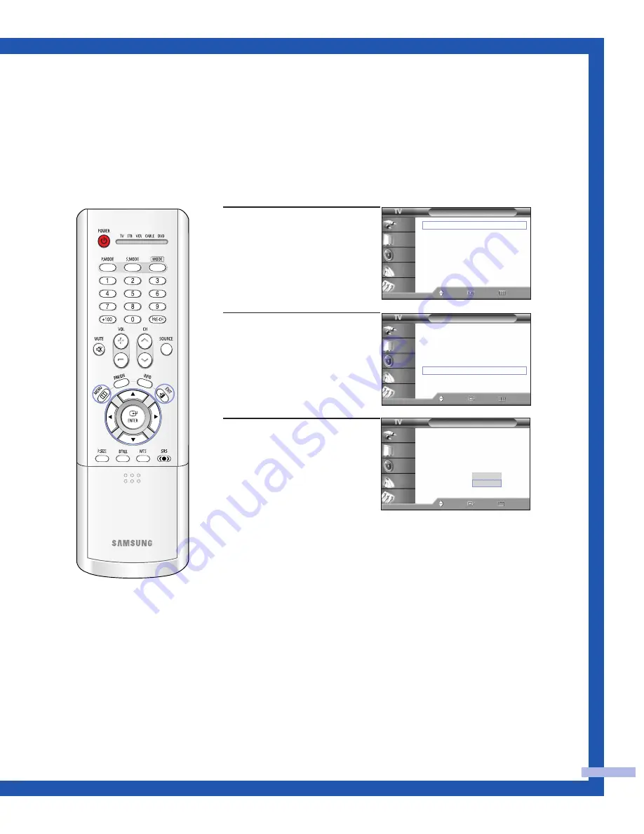 Samsung SP-61L3HR Instruction Manual Download Page 81