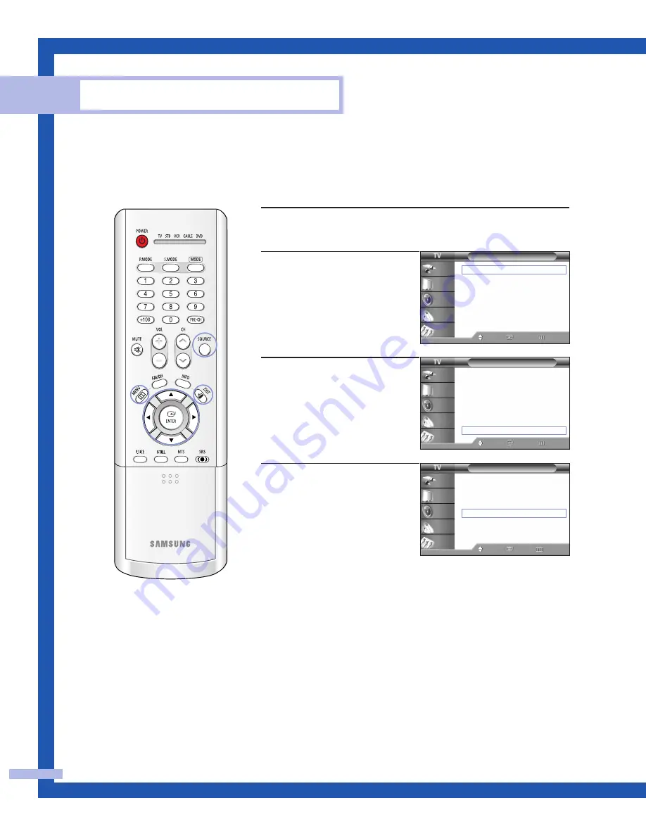 Samsung SP-61L3HR Instruction Manual Download Page 90