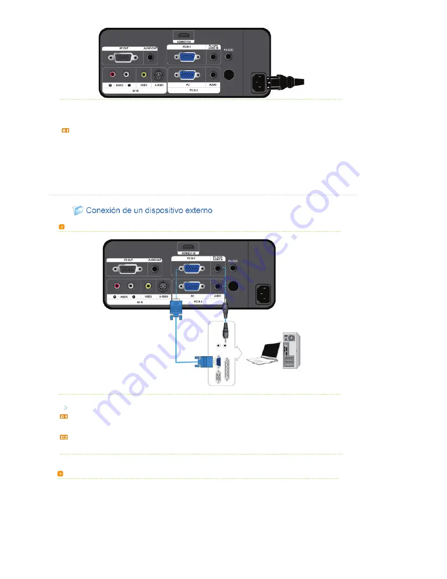 Samsung SP-L300 Manual De Instrucciones Download Page 21