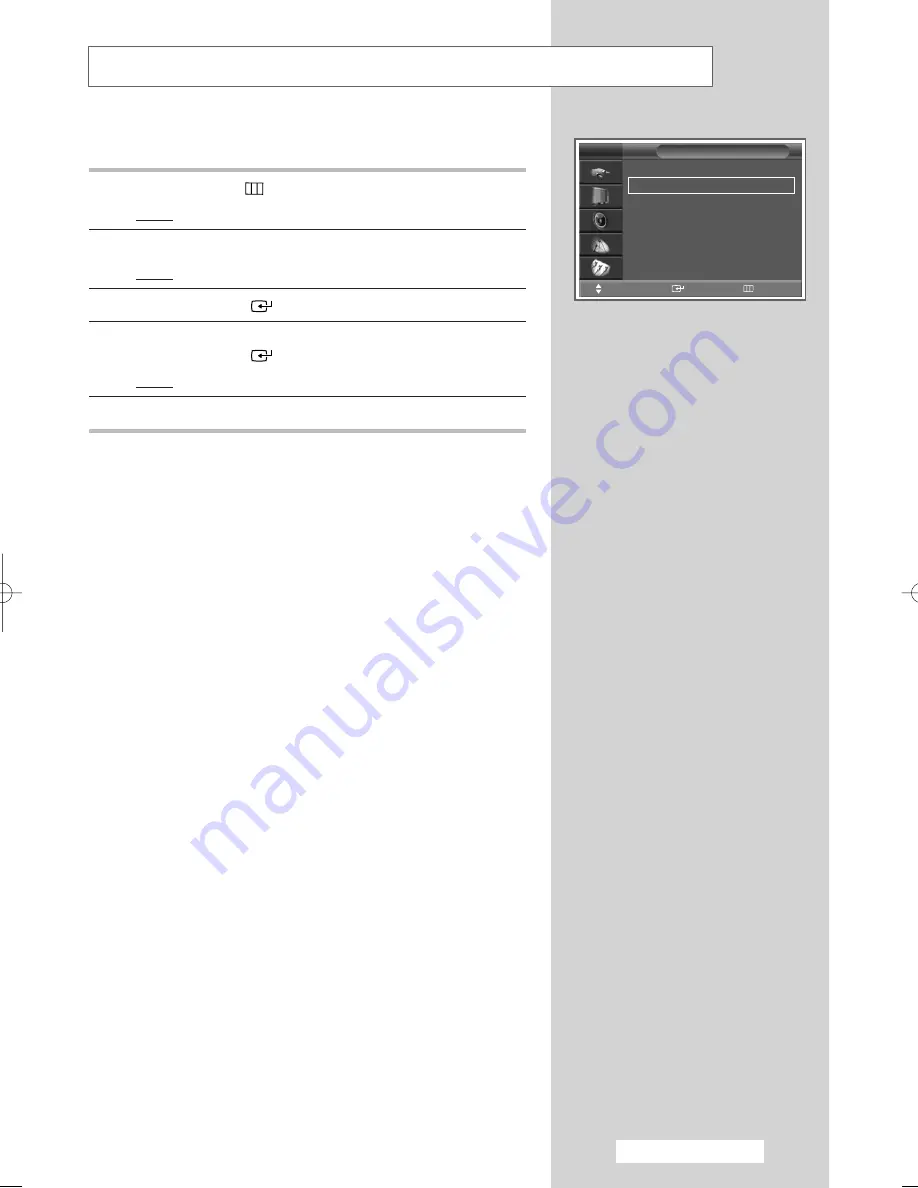 Samsung SP43T9 Owner'S Instructions Manual Download Page 17