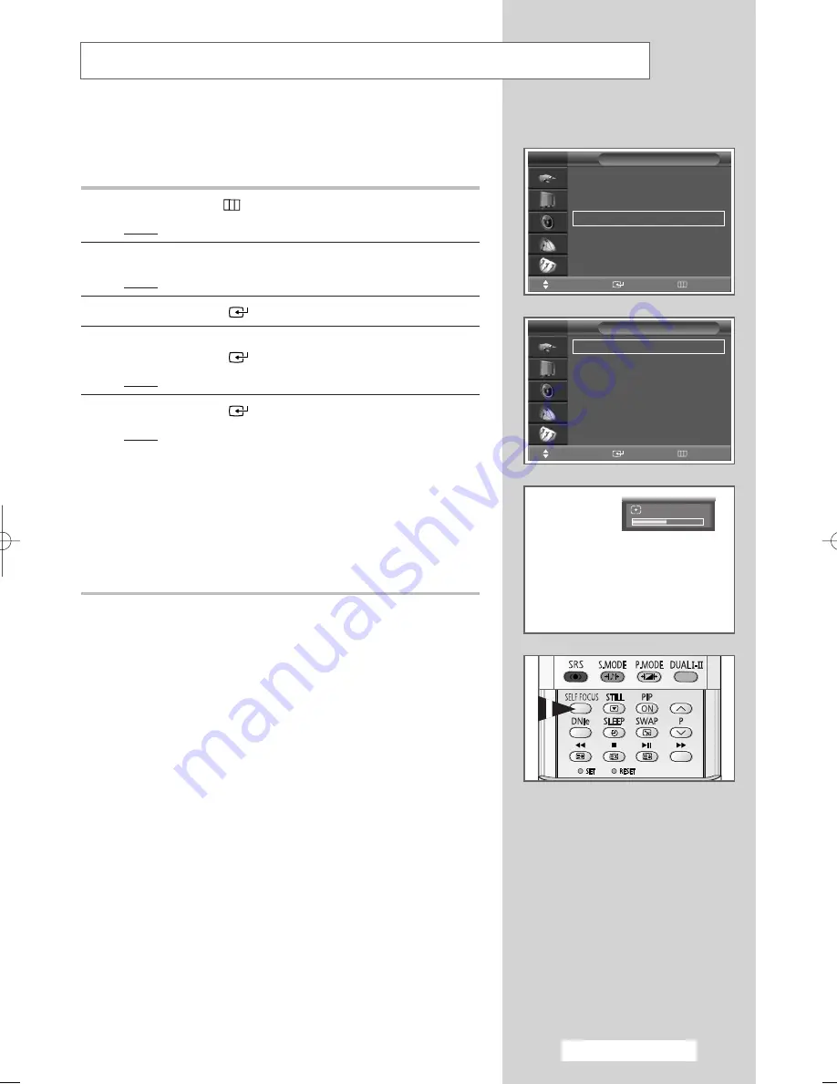 Samsung SP43T9 Owner'S Instructions Manual Download Page 19