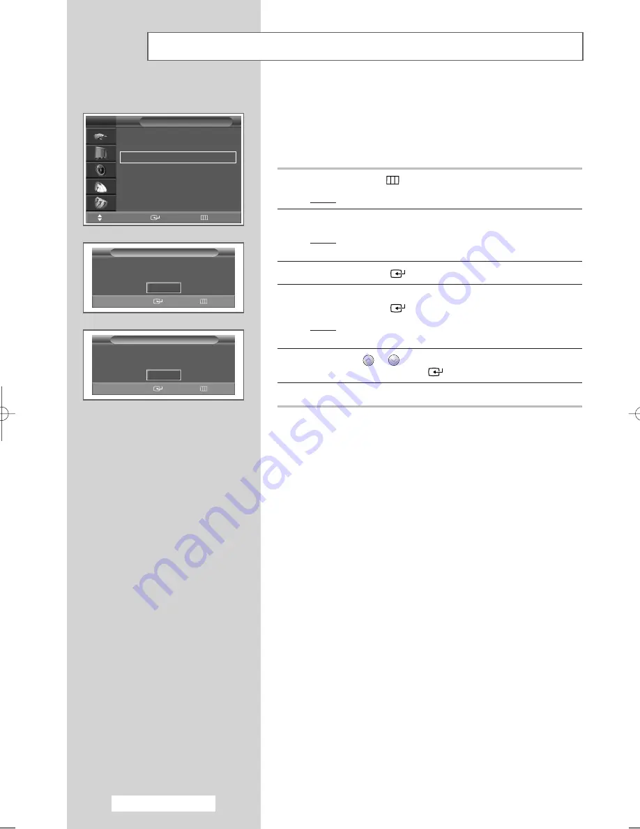 Samsung SP43T9 Owner'S Instructions Manual Download Page 26