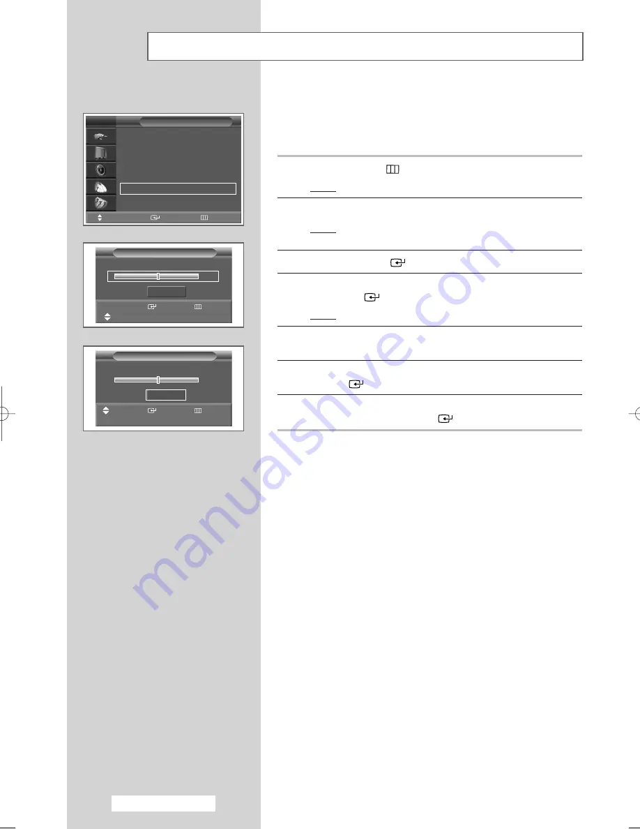 Samsung SP43T9 Owner'S Instructions Manual Download Page 28