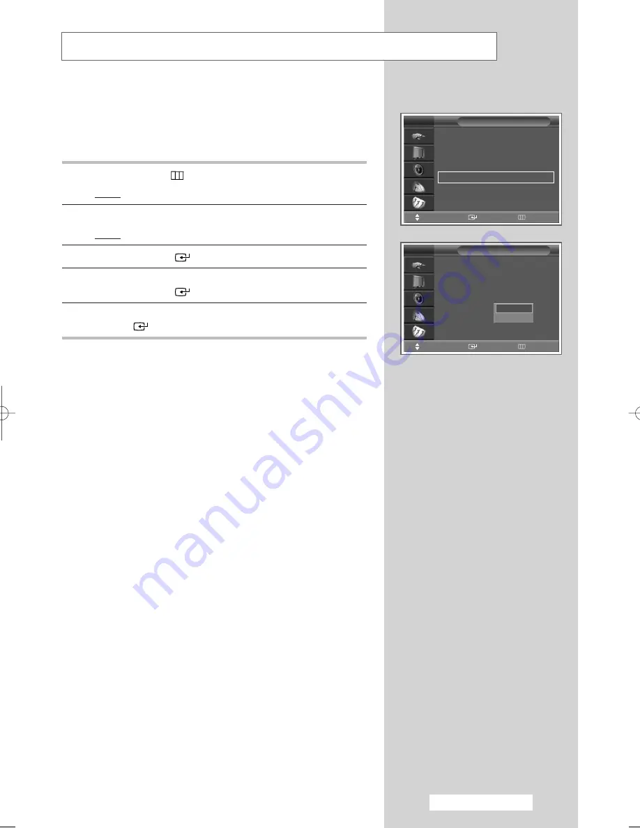 Samsung SP43T9 Owner'S Instructions Manual Download Page 39