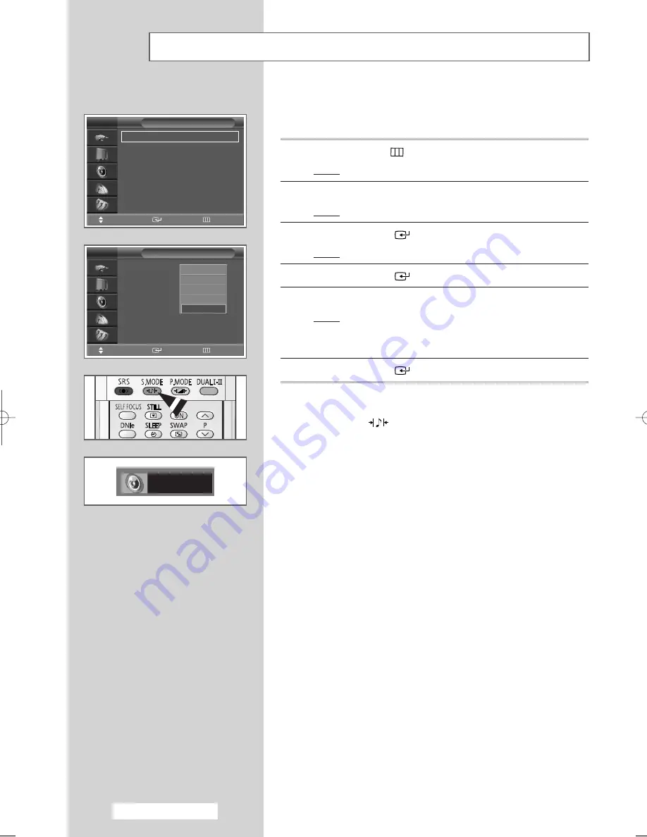 Samsung SP43T9 Owner'S Instructions Manual Download Page 42