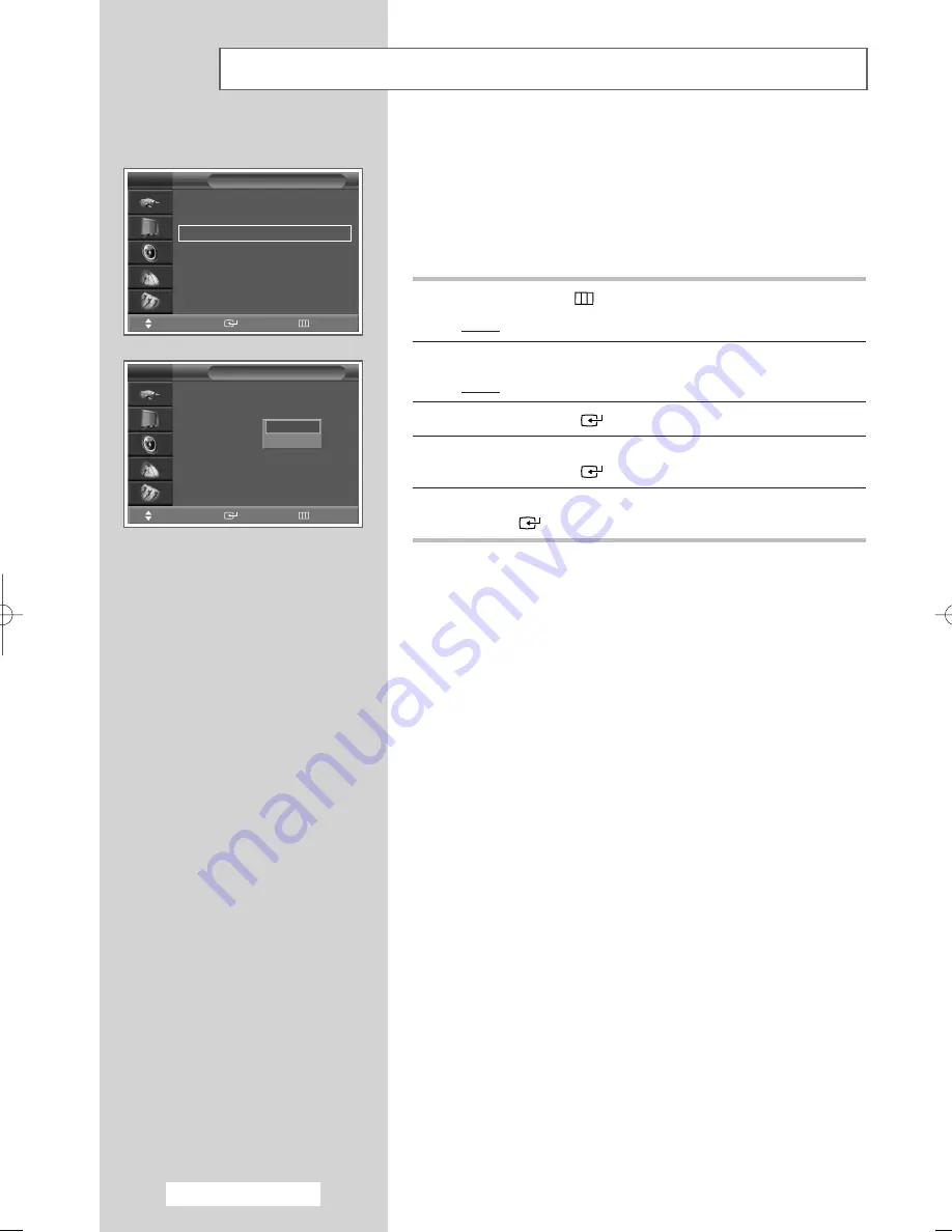 Samsung SP43T9 Owner'S Instructions Manual Download Page 44