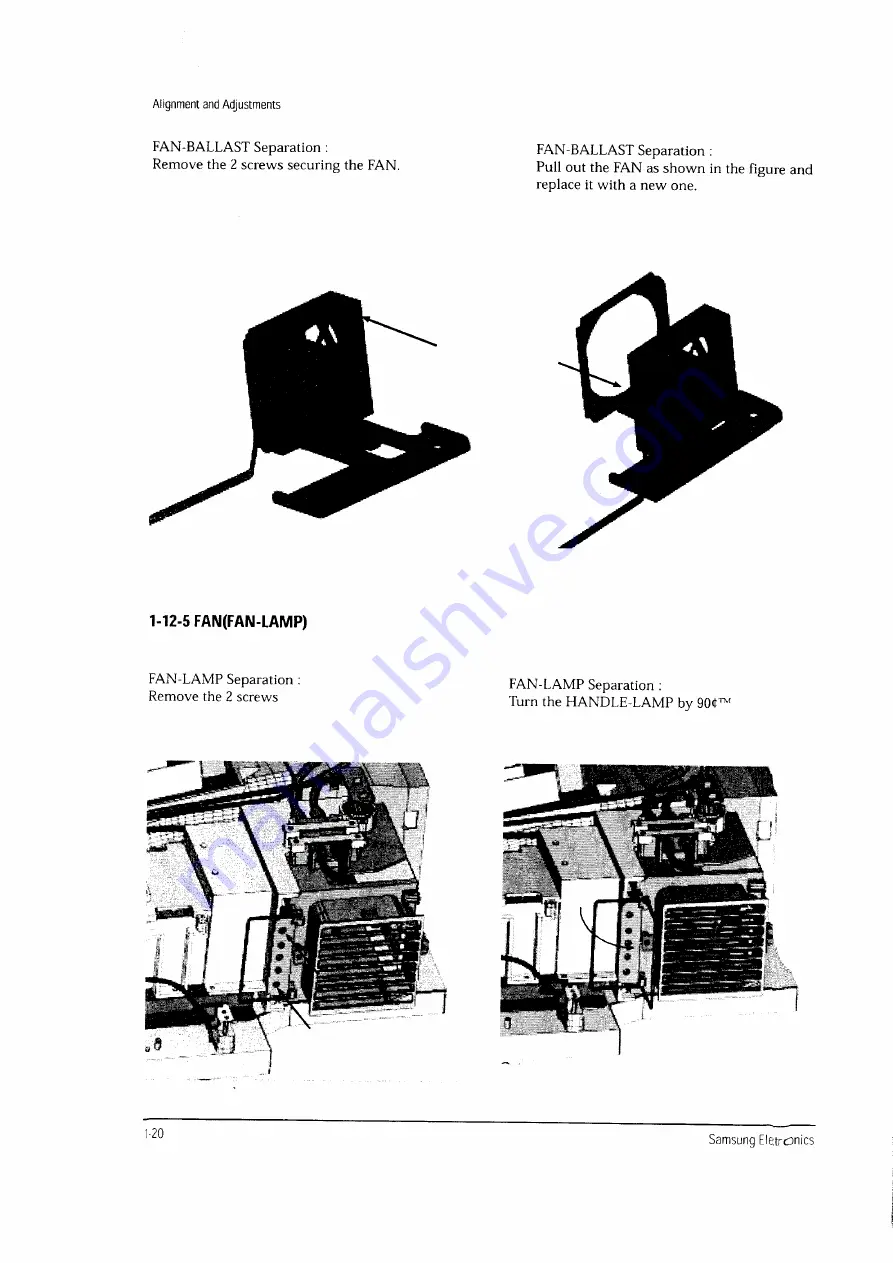 Samsung SP61L2HX/BWT Service Manual Download Page 21