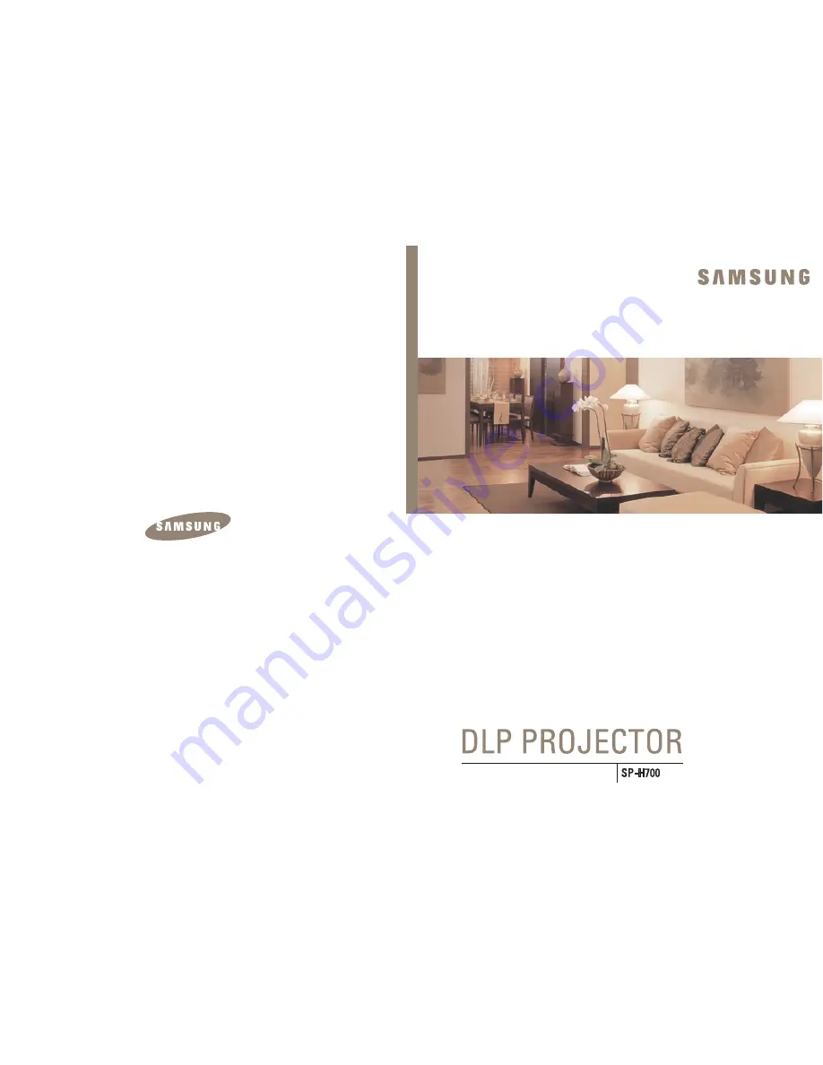 Samsung SPH700AE - DLP Home Theater Projector Owner'S Instructions Manual Download Page 1