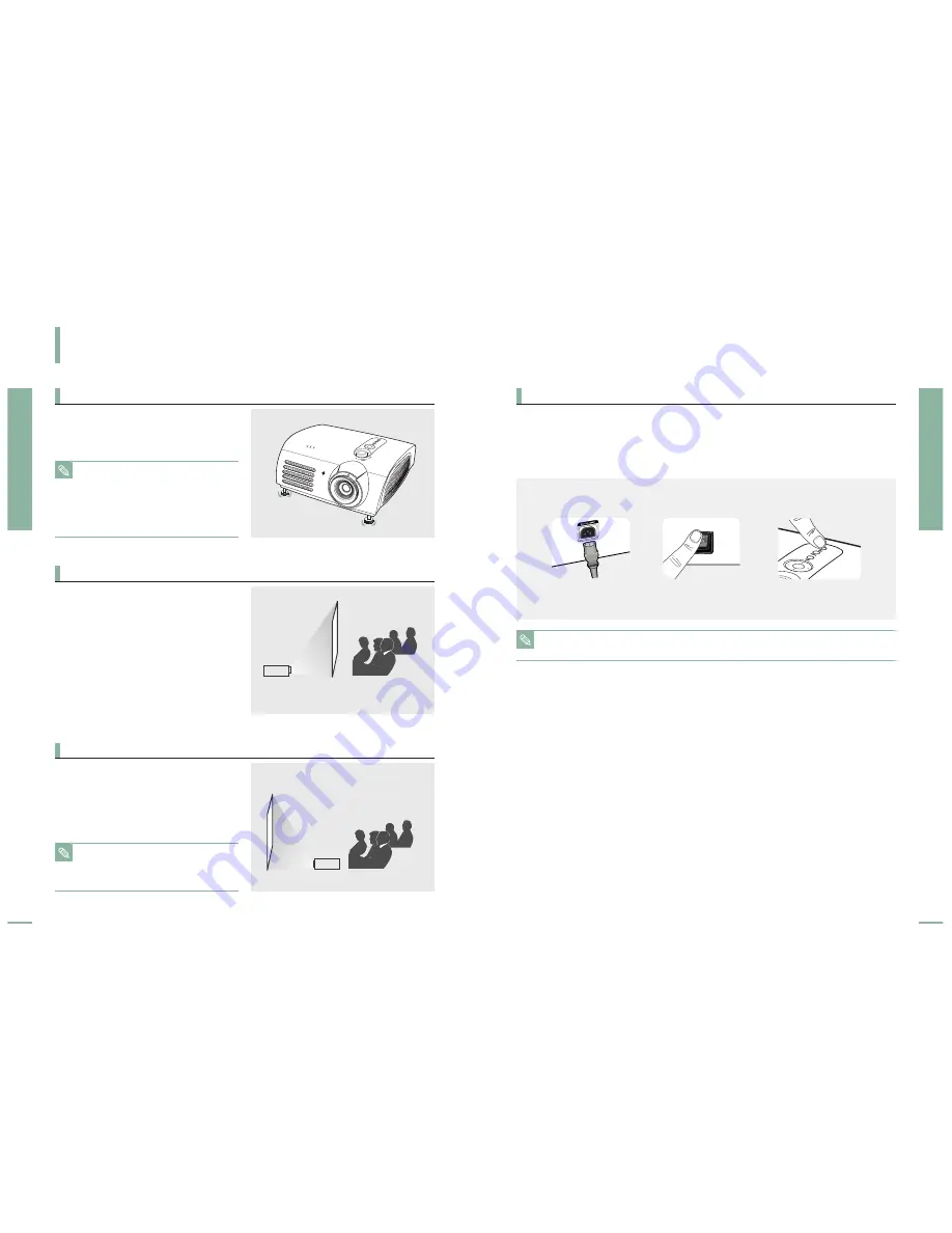 Samsung SPH700AE - DLP Home Theater Projector Owner'S Instructions Manual Download Page 10