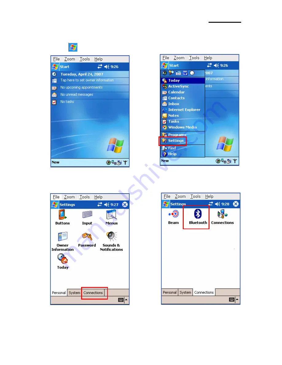 Samsung SPP-R200 Bluetooth Connection Manual Download Page 5