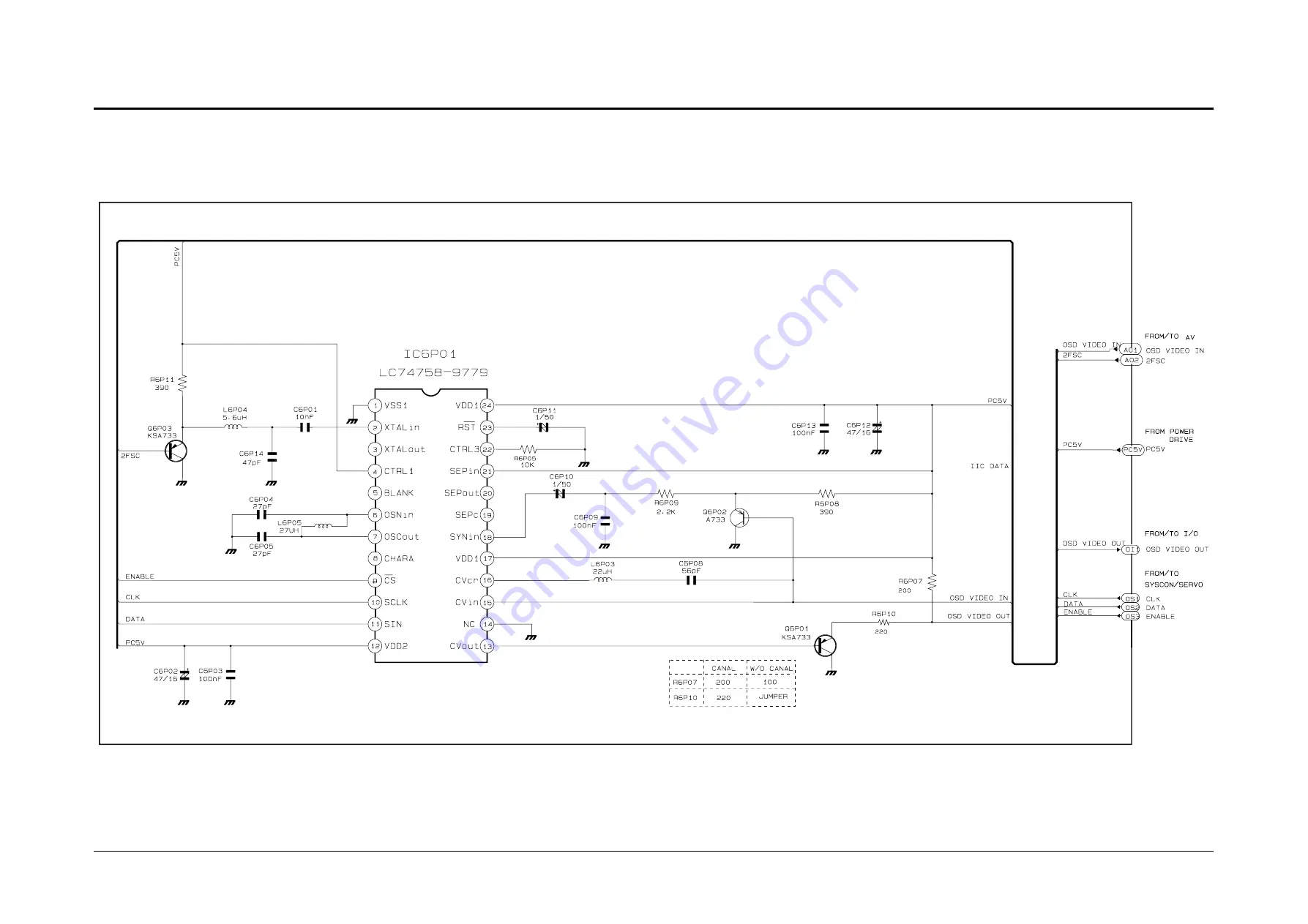 Samsung SV-637B Service Manual Download Page 50