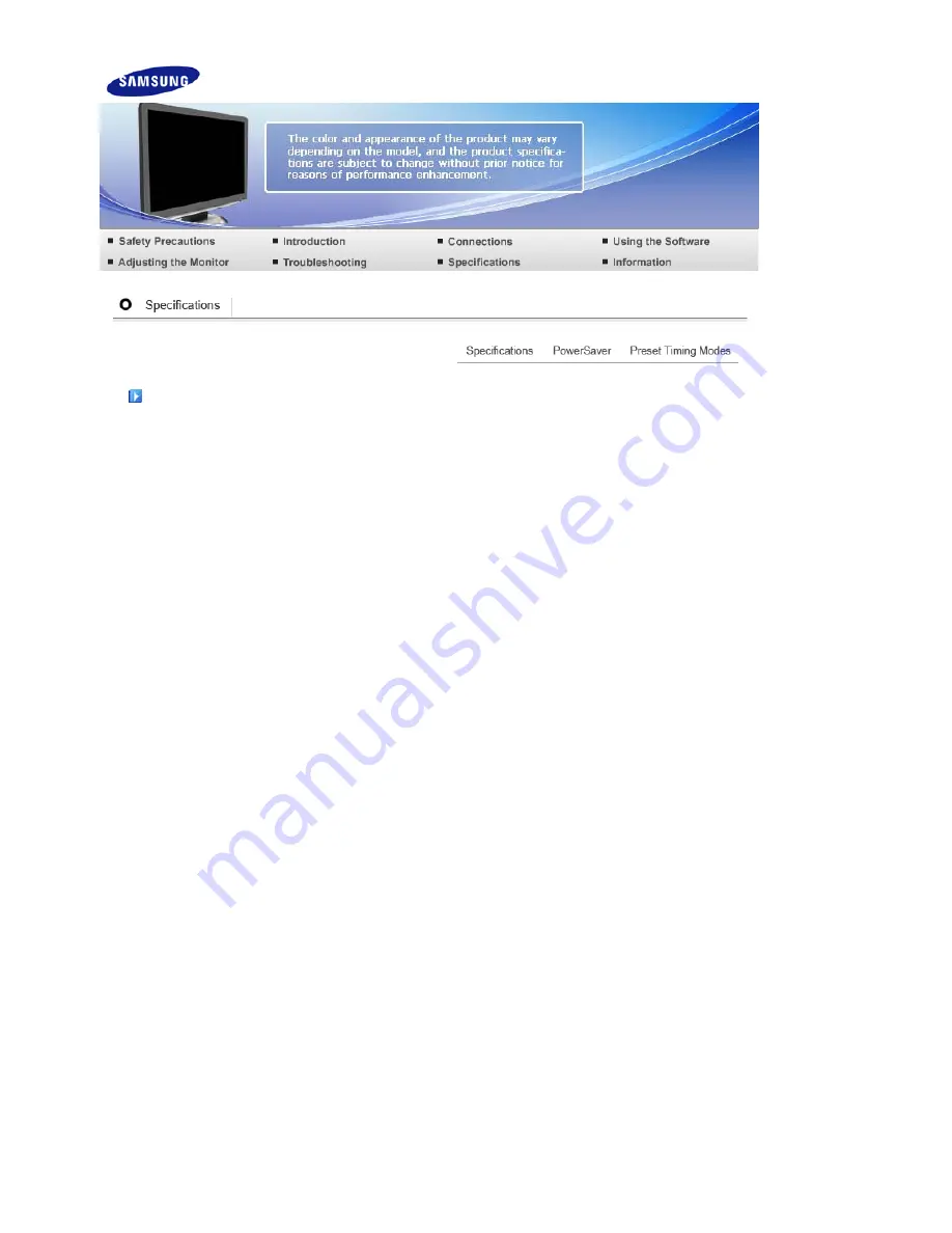 Samsung SyncMaster 206NW User Manual Download Page 51