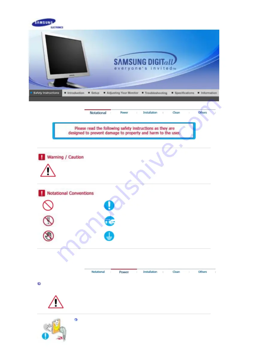 Samsung SyncMaster 720T User Manual Download Page 2