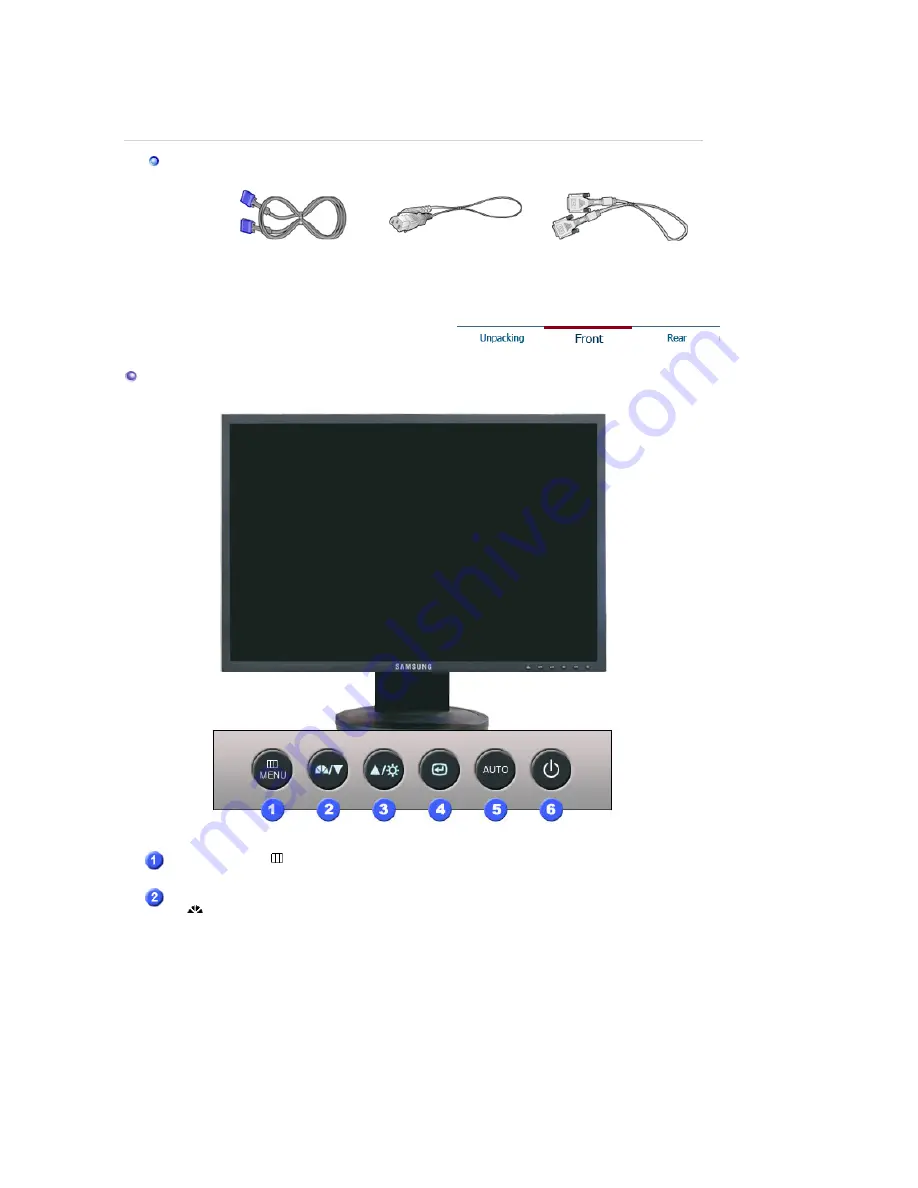 Samsung SyncMaster 940BW Plus Скачать руководство пользователя страница 11