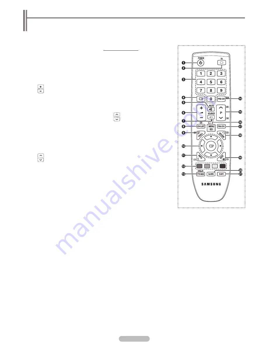 Samsung SYNCMASTER PS50B430P Скачать руководство пользователя страница 8