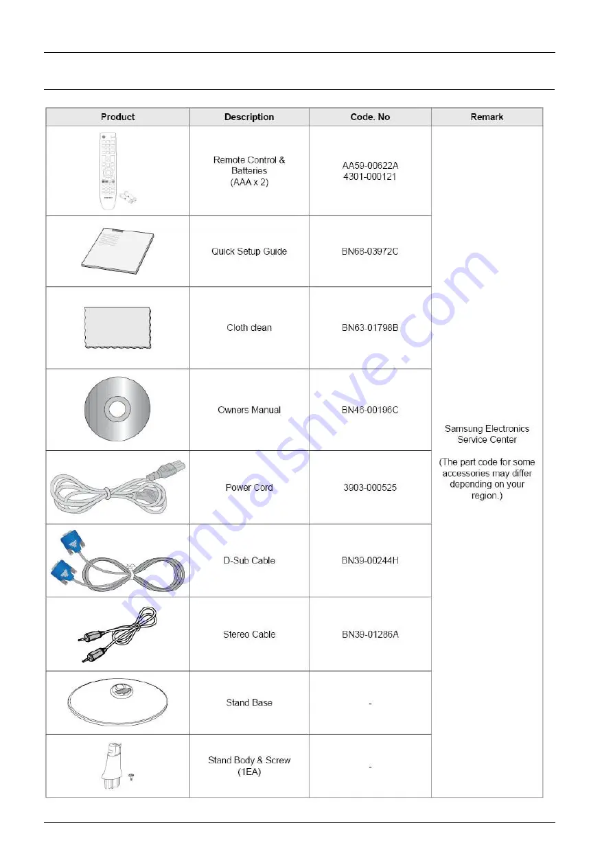 Samsung T22B300 Series Скачать руководство пользователя страница 20