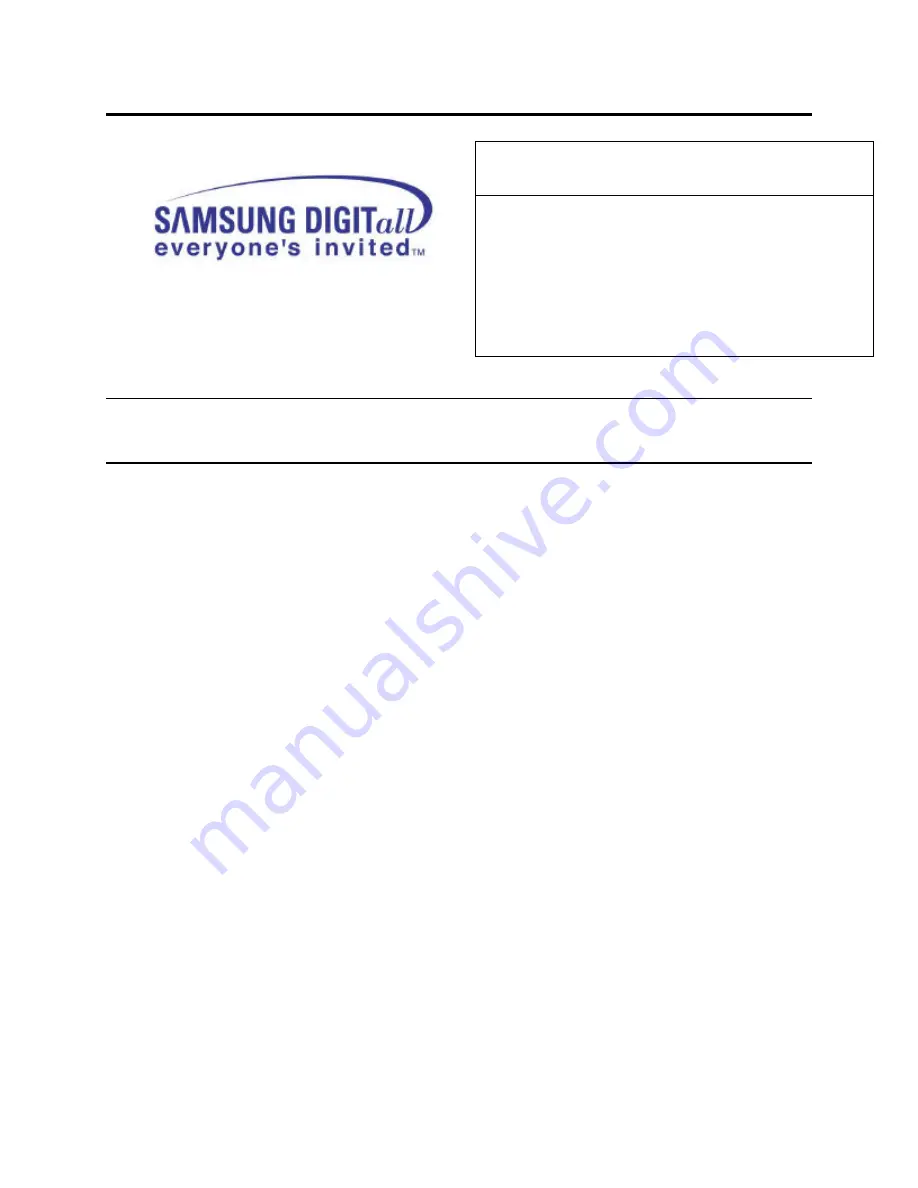 Samsung Tantus PCK 6115R Service Manual Download Page 7