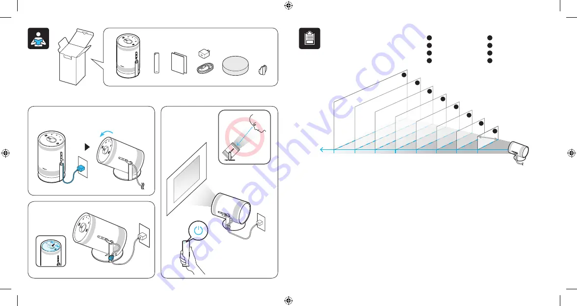 Samsung The Freestyle SP-LSP3BLAXCE Quick Setup Manual Download Page 2