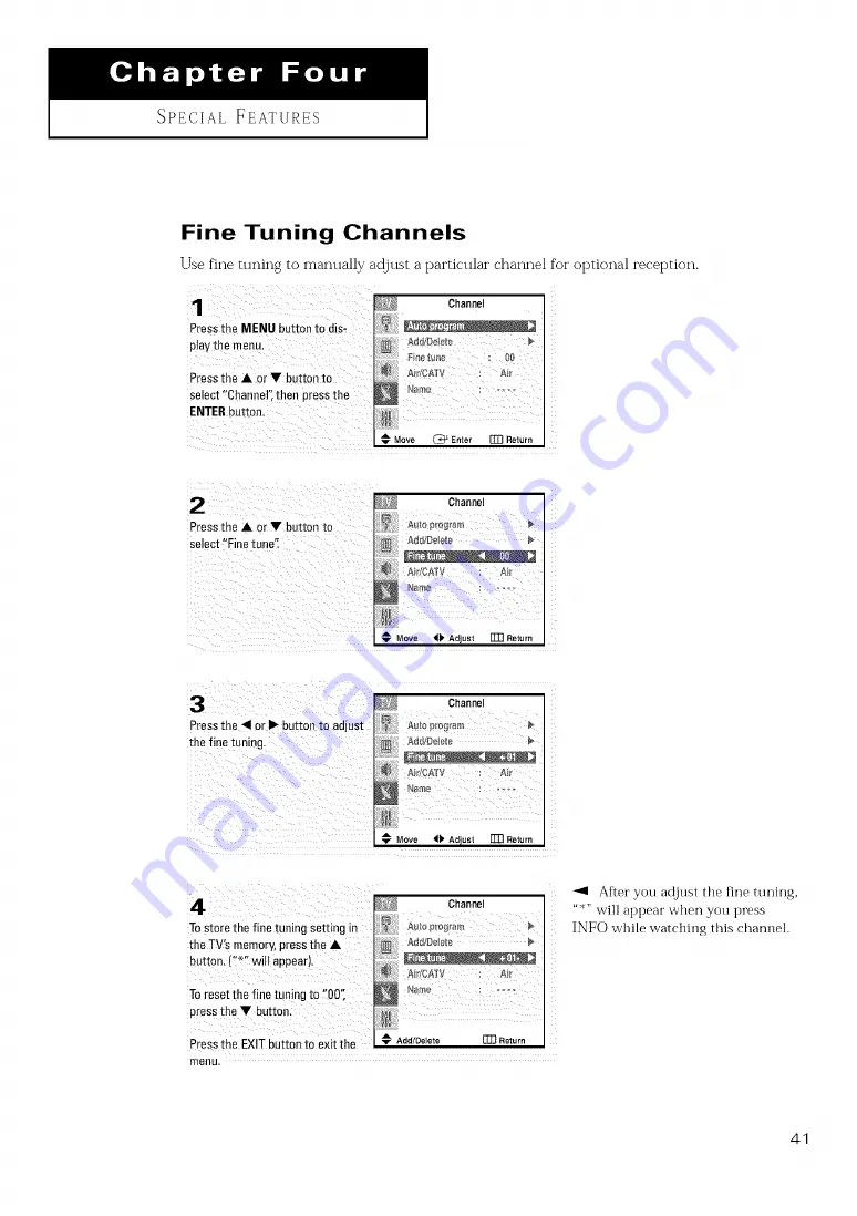 Samsung TX-P2665W, TX-P2766, TX-P3066W, TX-P3266, TX-P2664W, TX-P2734, TX-P3064W,... Скачать руководство пользователя страница 41