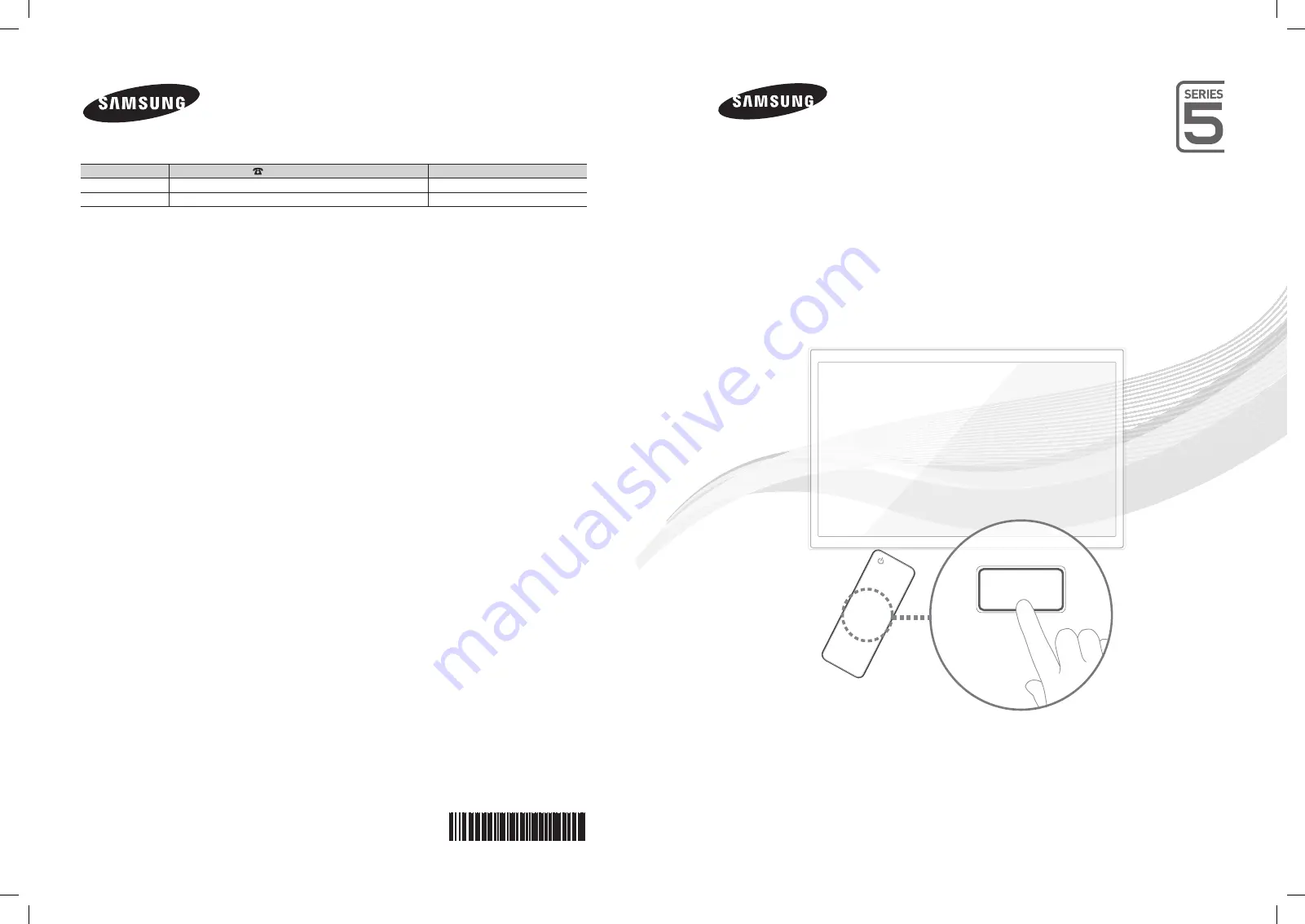 Samsung UE22D5000NW Скачать руководство пользователя страница 1