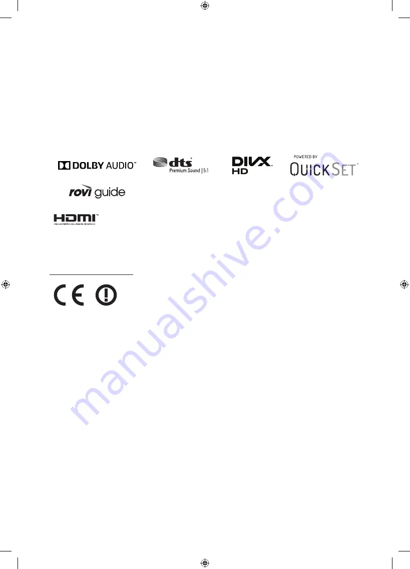 Samsung UE40MU6400 User Manual Download Page 160